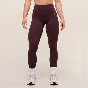 Gymshark Adapt Animal Seamless Leggings- Cherry Purple/Reset Pink NWT